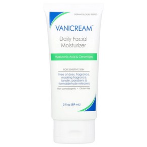 Vaniceam 데일리 페이셜 모이스처라이저 민감성 피부용 무향 89ml (3 fl oz), Vaniceam 데일리 페이셜 모...