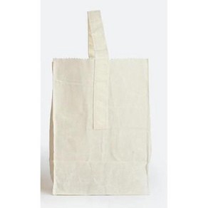 PUEBCO 푸에브코 GROCERY BAG WITH HANDLE Small 그로서리백 스몰, 화이트