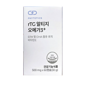 피토틱스 TG 알티지 오메가3 플러스 30g, 60정, 1개