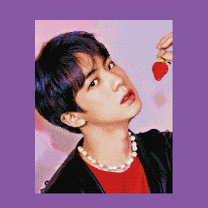 하비스 DIY 보석십자수 BTS 방탄소년단 큐빅페인팅 v2 진 40x50, 1개