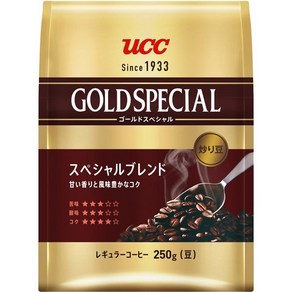 UCC 골드 스페셜 볶음콩 블렌드 AP 250g 원두 117743, 1개