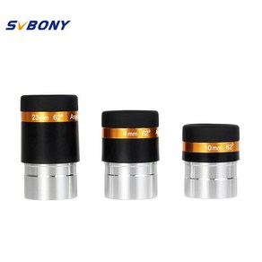 SVBONY WA 62 ° 비구면 HD 1.25'' 4mm/10mm/23mm 망원경 접안 렌즈 완전 코팅 액세서리 천체 망원경용, 10mm