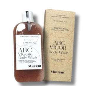 [[뮤센트]] 에이비씨 비거 바디워시 레드 벨벳 300ml MuCent ABC VIGOR BODY WASH RED VEIVET 각질 매끈 촉촉보습 아로마틱우디향계열, 1개