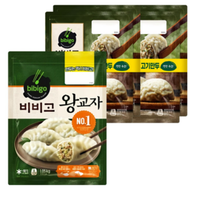 비비고 왕교자 1.05kg x 1개 + 수제진한고기만두 800g x 2개, 1세트