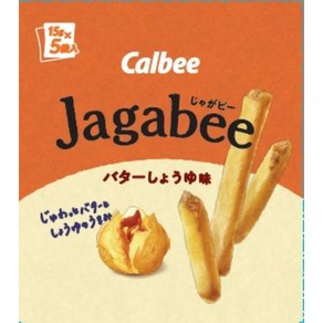 Calbee Jagabee 버터간장맛 75g (15gx5개) 103298, 5개