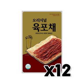 오리지널 육포채 안주간식 16g x 12개