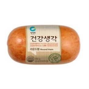 청정원 건강생각 라운드햄, 1개, 450g