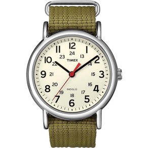 Timex 남여공용 위캔더 아날로그 베이지 다이얼 시계 - T2N651