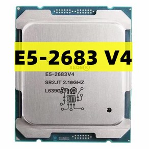 amd 인텔 cpu중고 제온 E5-2683 v4 E5 2.1 GHz 16 코어 SR2JT 40M 120W 14nm LGA 2011-3 CPU 프로세서 무, 한개옵션0