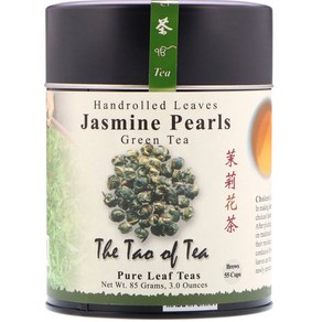 The Tao of Tea 핸드롤드 잎 녹차 자스민 펄 3 oz (85 g), 1개