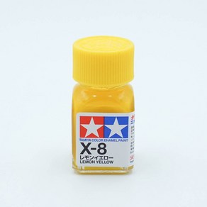 타미야 X8 레몬 옐로우 유광 10ml 에나멜도료 TAMIYA, 1개