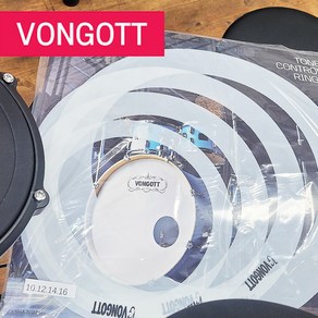 폰거트 드럼 뮤트링 세트 약음기 /사이즈별 스마트톤컨트롤 링 본거트 VONGOTT, 10 12 13 14, 1개