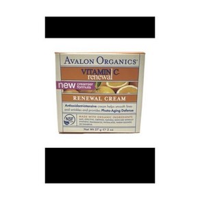 Avalon Oganics 1 아발론 유기농 인텐스 디펜스 리뉴얼 크림 비타민C NEW 단종, 1개