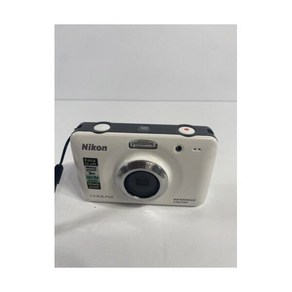 니콘 COOLPIX S30 10.1MP 디지털 카메라 방수 화이트 워크가 좋아요, 1개