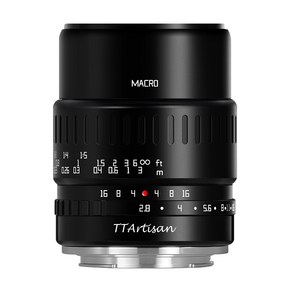 티티아티산 40mm F2.8 후지 필름 X 마운트 매크로 카메라 렌즈