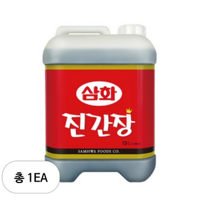 삼화식품 진간장, 1개, 13L