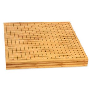 대나무 바둑판 기원용 장기판 바둑 게임판 두께 5cm 바둑판세트 바둑알, 본상품, 상세페이지 참조, 1개