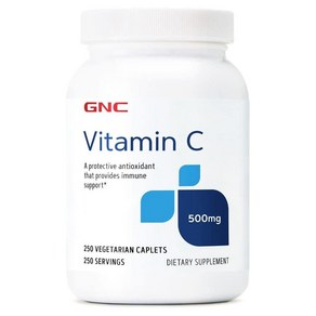 GNC 비타민C 500mg + 칼슘 250캡슐 x 2통 Vitamin C