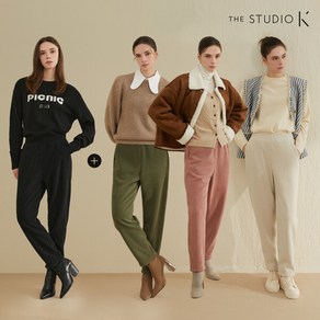 [론칭가 59900원][THE STUDIO K] 더스튜디오케이 24FW 융기모 코듀로이 밴딩팬츠 2종