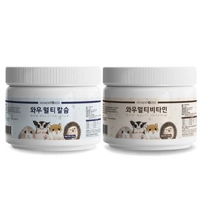 와우 소동물 영양제 칼슘/비타민 택1, 1개, 100g, 멀티 칼슘