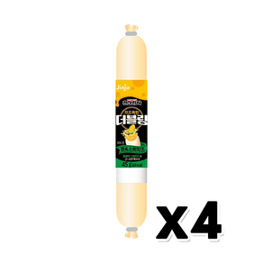 천하장사 치즈폭탄 더블링 콘앤스윗치즈 소시지간식 45g x 4개