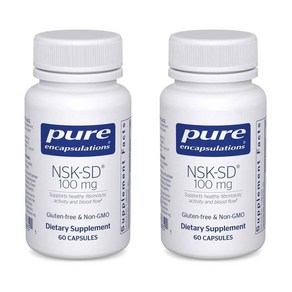 Pue Encapsulations 퓨어인캡슐레이션 NSK-SD 100mg 나토키나제, 60정, 2개