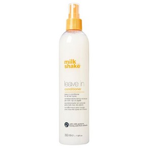 milk_shake 자연스러운 모발을 위한 밀크_쉐이크 레프트 인 컨디셔너 스프레이 디탱글러 - 유색 보호하고 건조한 촉촉하게 하는 부드럽고 반짝이는 생머리 또는 곱슬머리용 35, 350ml, 1개