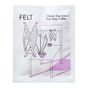 [FELT] 펠트커피 클래식 에스프레소 플러스 스페셜티 블렌드 드립백커피 10gX6ea, 60g, 6개입, 1개