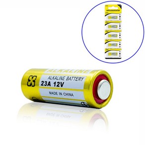 23A 12V 알카라인 특수 건전지 5알 1팩 카드타입, 5개입, 1세트