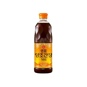 501 업소용 볶음간장 국물요리 장아찌간장 조림간장 국찌개용 양조간장 860ml 샘표식품, 1개