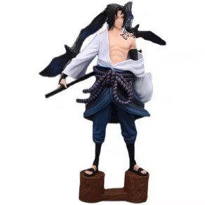 나루토 우치하 사스케 오로치마루 봉인 장식 24cm 피규어, Sasuke (24cm), 1개