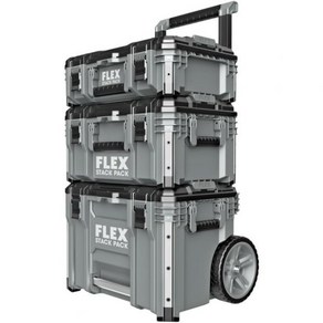 FLEX STACK PACK 보관 시스템 3드로어 공구함 FS1105 그레이블랙, 3-Piece System, 1개