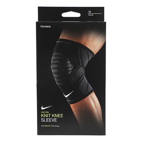 나이키 PRO KNIT KNEE SLEEVE 헬스 운동 러닝 등산 하이킹 니 슬리브 무릎 보호대, 1개