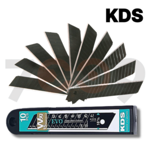 10매한갑 18mm LB-10BWZ 흑색 석고대패교체날 일본정품 케이디에스 LB-10BWZ 적용모델 KDS 석고대패날 BDK-180VH 캇타날, 1개