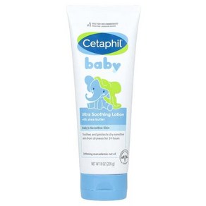 Cetaphil 베이비 울트라 수딩 로션 시아 버터 8 oz 226 g), 226g, 1개