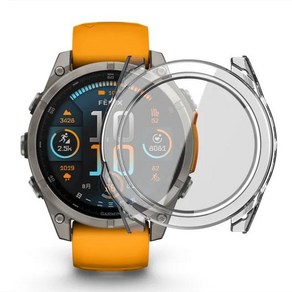 Garmin Fenix8 용 강화 유리 시계 케이스 올 어라운드 스크린 보호대 하드 PC 범퍼 커버 51mm 47mm