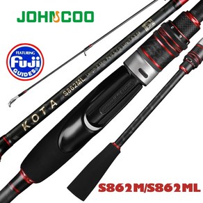 중국낚시대 Egi Rod Squid Lue 2.58m Spinning 862M 862ML Egging Fishing Fuji Rings 40T Cabon, 01. 2.58m M, 01 2.58m M