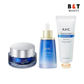 AHC 캡처 솔루션 프라임 모이스트 크림 50ml + 앰플 50ml + 핸드크림 75ml, 단품, 단품