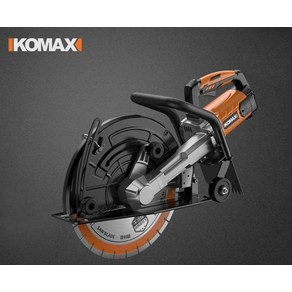 KOMAX 콘크리트 절단기 시멘트 홈파기 도로 벽 절단, 절단기+톱날 1개, 1개