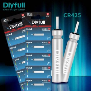DLYFULL 311 425 322 435 배터리 전자찌 전자케미 밧데리 1개, CR4×25