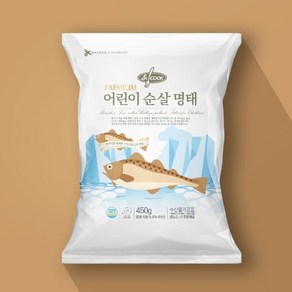 앤쿡 무염 어린이 순살 명태 450g 가시제거, 1개