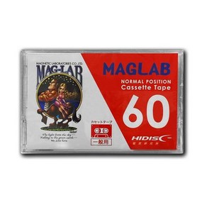 일본생산 Maglab Hi-Disc 노멀포지션 카세트 공테이프 60분