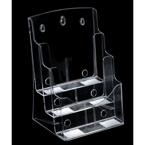 건코몰 프리미엄 아크릴진열대 A4꽂이 쇼케이스 전단지꽂이, 1개