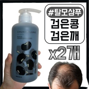 [정품] 검정콩 검은깨 숱부자 II청II미II정II 흑곡 샴푸II, 1개, 1L