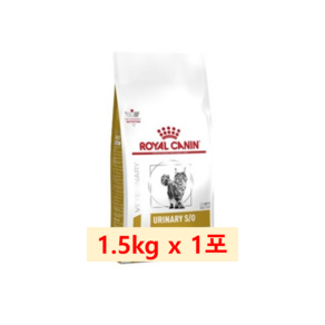 로얄캐닌 고양이사료 2kg~10kg 랜덤 사은품 증정, 유리너리S/O 모더레이트, 1.5kg, 1개