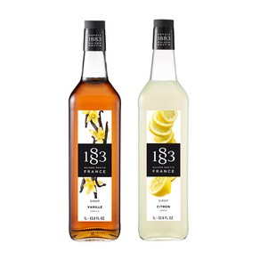 1883 바닐라 시럽 1000ml+1883 레몬 시럽 1000ml