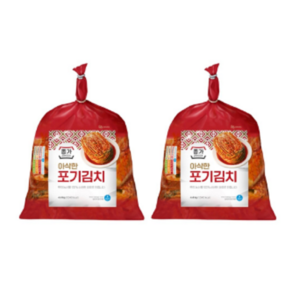 [종가집] 시원하고 깔끔한 포기김치, 4.4kg, 2개