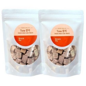 제로센치 고양이 동결건조트릿 40g, 참치 × 2개, 1개