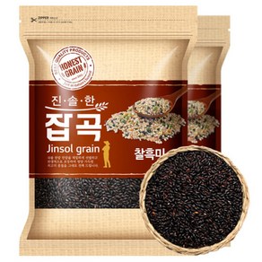 진솔그레인 국산 찰흑미 1kg (2021년산), 1개