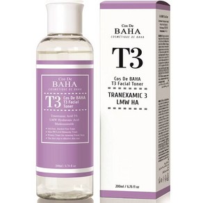 코스드바하 T3 트라넥삼산 3% 트라넥사믹애씨드 스킨 토너 200ml